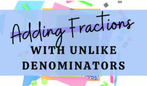 Area Models to Add Fractions with Unlike Denominators