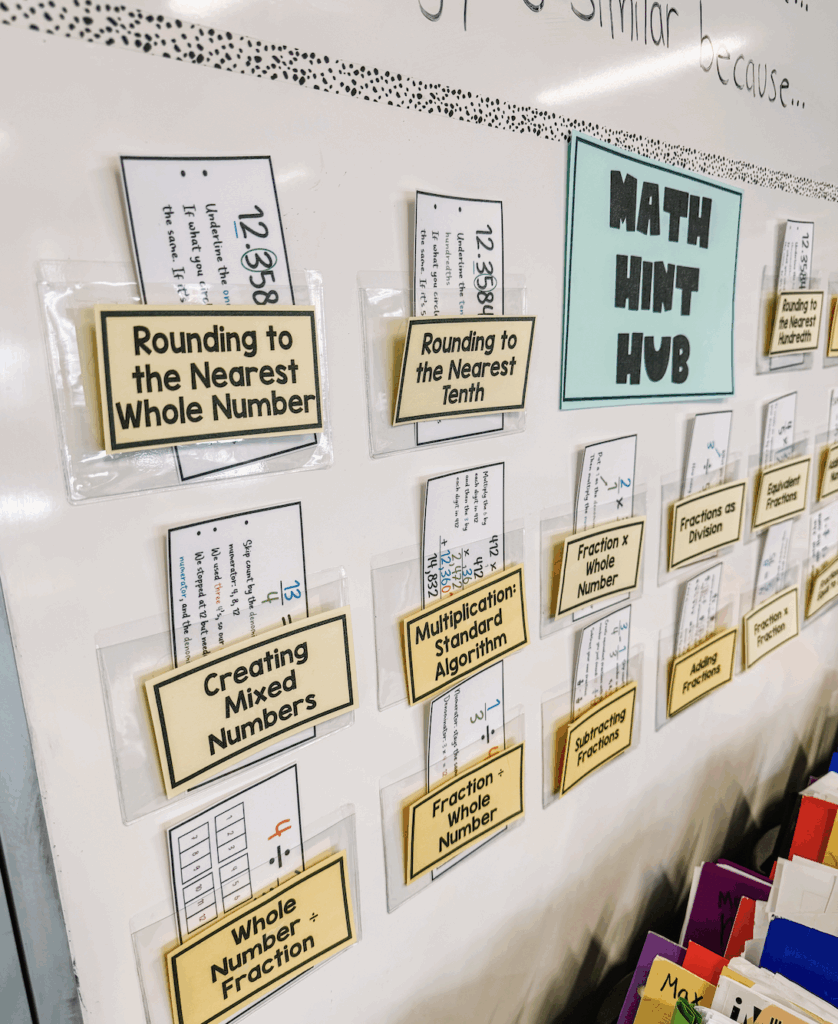 How to Start Using the Math Hint Hub - Math with Ms. Matherson