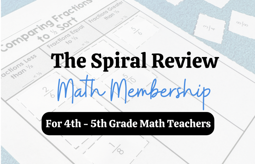 The Spiral Review Math Membership Picture