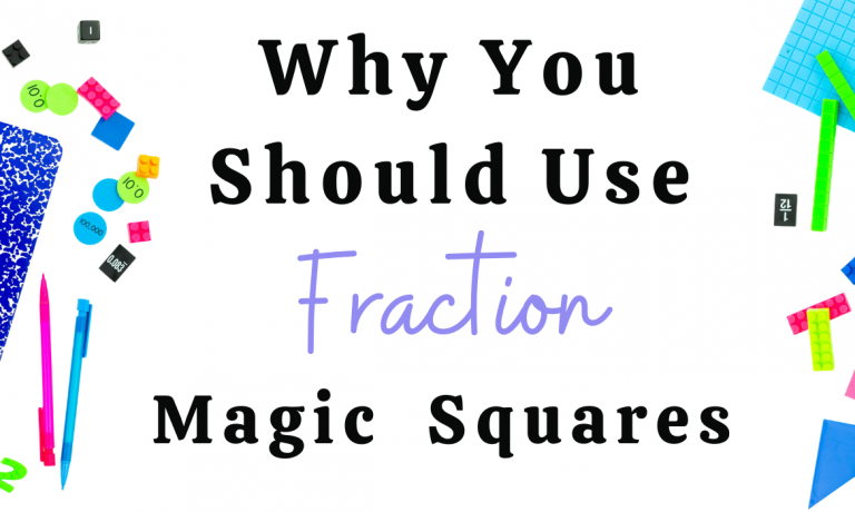 Fraction Magic Squares blog post